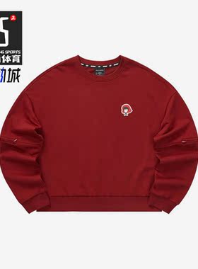 Skechers/斯凯奇正品秋季新款女士圆领休闲运动套头卫衣 L322W086