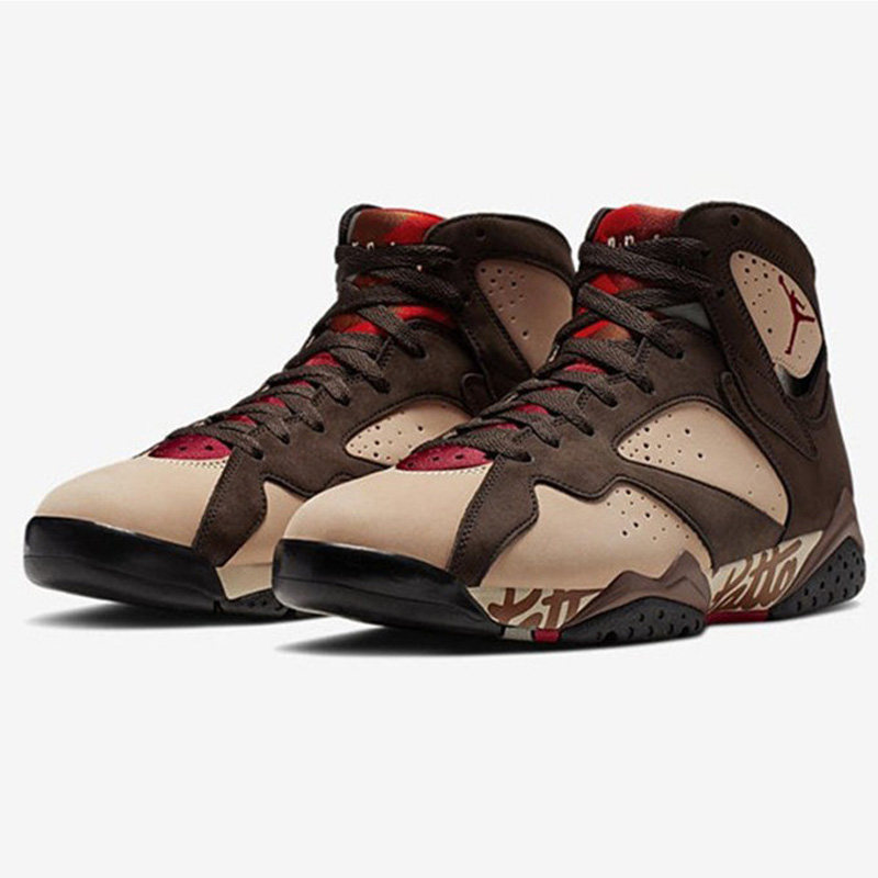 Nike/耐克正品 新款 AJ7系列Patta联名款男子涂鸦篮球鞋AT3375
