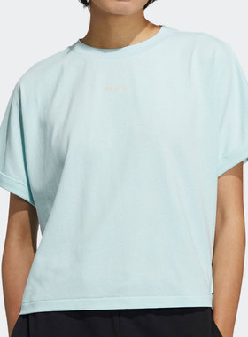 Adidas/阿迪达斯正品Neo新款女子运动时尚休闲透气短袖T恤H16279