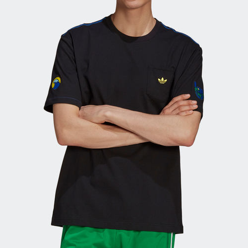 Adidas/阿迪达斯正品 三叶草男子夏季新款运动短袖T恤上衣HA4690