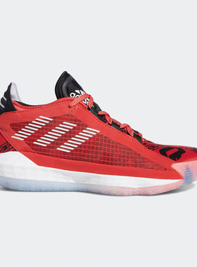 Adidas/阿迪达斯正品Dame 6 J GEEK UP 大童防滑篮球运动鞋FW4341