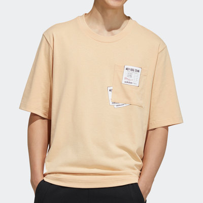 Adidas/阿迪达斯正品 NEO夏季新款男子运动休闲宽松短袖T恤H62006