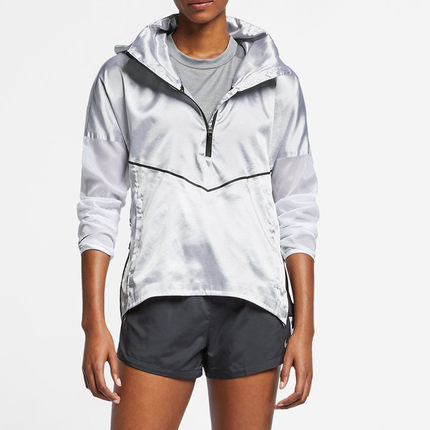 Nike/耐克正品 新款女子休闲运动半拉链连帽夹克外套AT1129