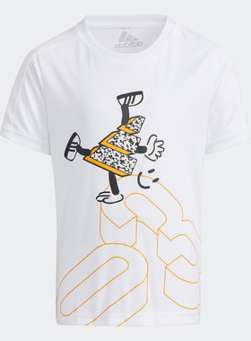 Adidas/阿迪达斯正品 夏季新款儿童运动训练短袖T恤H40273