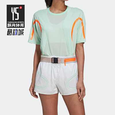 Adidas/阿迪达斯正品夏季新款休闲女子运动圆领短袖T恤 HD9114