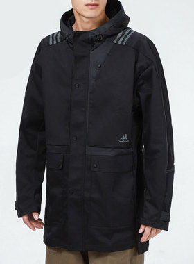 Adidas/阿迪达斯正品 秋季新款男子休闲运动透气外套 H40227