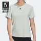 女子运动透气针织短袖 Adidas 新款 夏季 HK4714 阿迪达斯正品