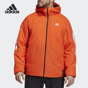 新款 Adidas 冬季 DZ1405 阿迪达斯正品 男子拉链运动棉服外套