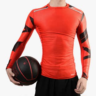 阿迪达斯正品 运动T恤 TECH 男子休闲紧身长袖 BK6179 FIT Adidas