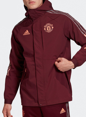 Adidas/阿迪达斯正品秋新品男子曼联足球运动训练外套夹克 FR3862