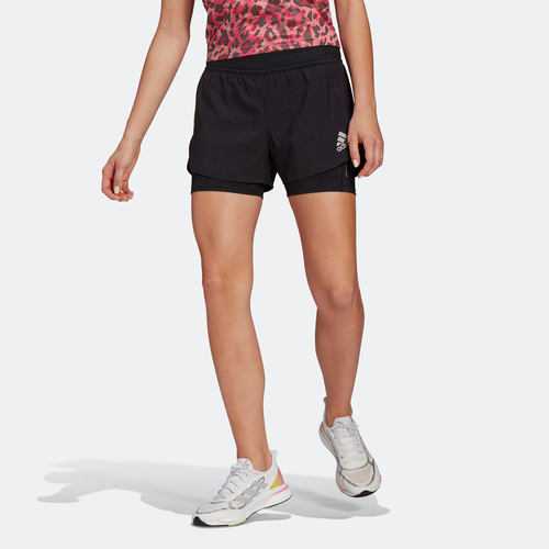 Adidas/阿迪达斯正品 P.BLUE SHORT女子夏季跑步运动短裤GN4409
