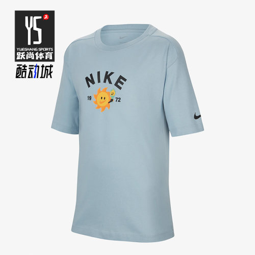 Nike/耐克正品新款大童运动休闲印花短袖T恤FJ7236-483
