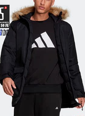 Adidas/阿迪达斯正品UTILITAS HO PKA男子户外保暖运动棉服GT1699