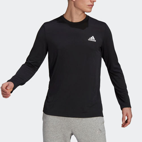 阿迪达斯男子运动长袖T恤