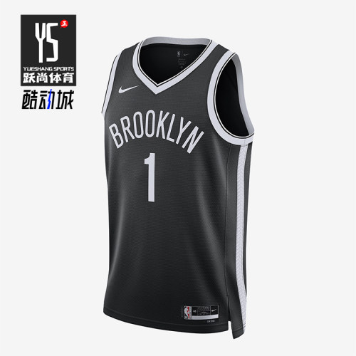 Nike/耐克正品布鲁克林篮网队Dri-FIT 男士球衣DN1996-020