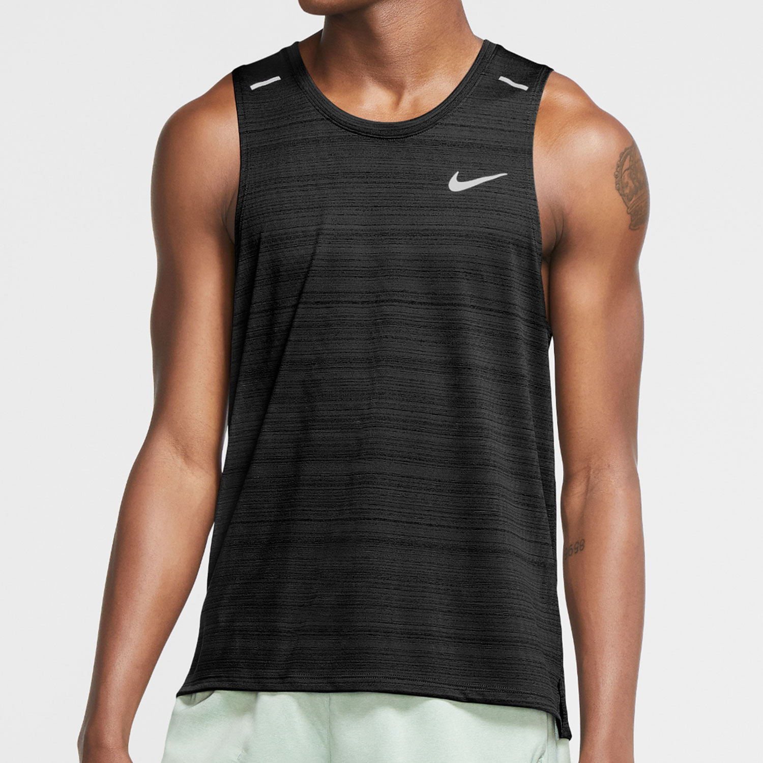 Nike/耐克正品夏季男子圆领黑色无袖运动休闲短袖T恤CU5983-100