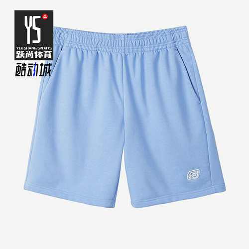 Skechers/斯凯奇正品夏季新款透气男子休闲运动短裤L222M079