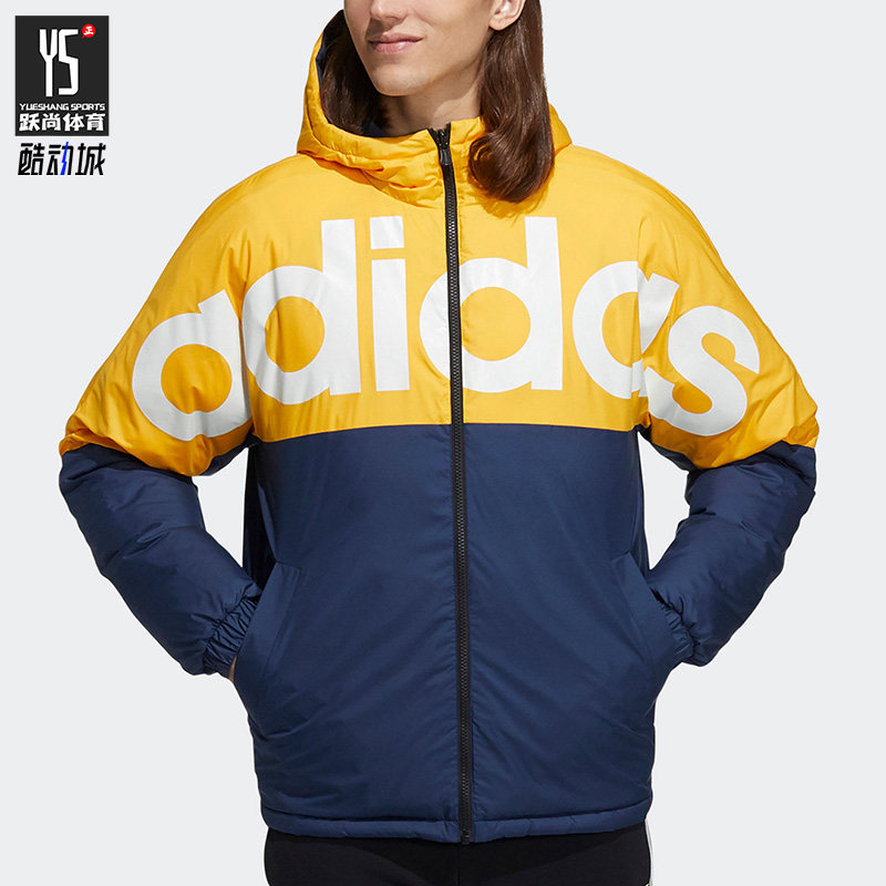 Adidas/阿迪达斯正品Neo  男女同款双面穿保暖羽绒服H45285