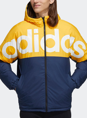 Adidas/阿迪达斯正品Neo  男女同款双面穿保暖羽绒服H45285