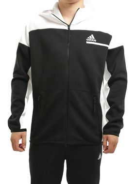 Adidas/阿迪达斯正品 秋季新款男子连帽运动服休闲外套GM6533