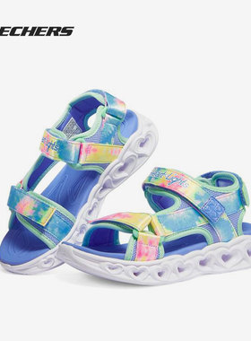 Skechers/斯凯奇正品 夏季新款男女儿童运动休闲凉鞋302160L