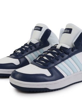 Adidas/阿迪达斯正品春季新款高帮运动鞋子保暖休闲鞋G55055