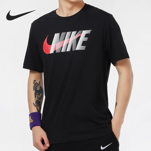 Nike/耐克正品 新款男子夏季印花短袖运动休闲T恤CZ9727-010