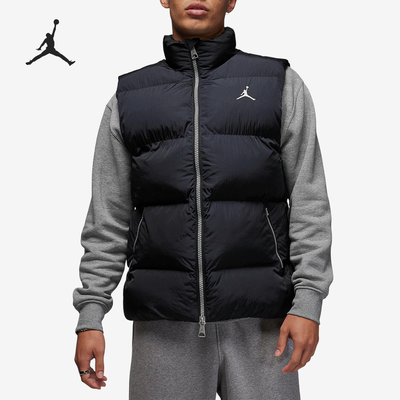 Nike/耐克正品2023新款Jordan男子立领休闲保暖棉马甲FB7308