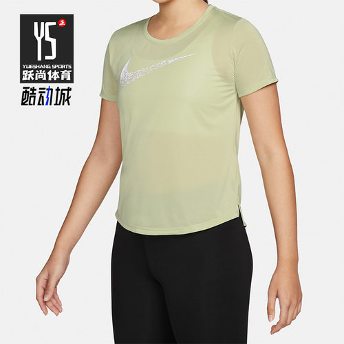 Nike/耐克正品夏季新款女子运动透气圆领短袖T恤 DM7778-371