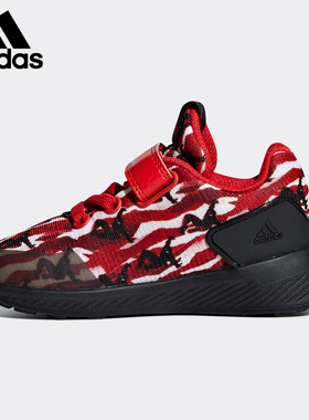 Adidas/阿迪达斯正品RapidaRunSpiderManELI男童跑步鞋D97100