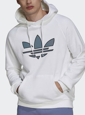 Adidas/阿迪达斯正品三叶草 男子运动宽松连帽卫衣H41404