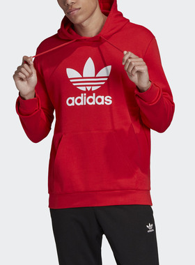 Adidas/阿迪达斯正品 春季新款三叶草男子运动套头衫 FM3783