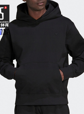 Adidas/阿迪达斯正品C HOODY FT 三叶草男子运动连帽衫卫衣HN6934
