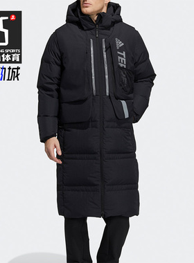 Adidas/阿迪达斯正品户外休闲男女时尚运动抗风保暖羽绒服 H13853