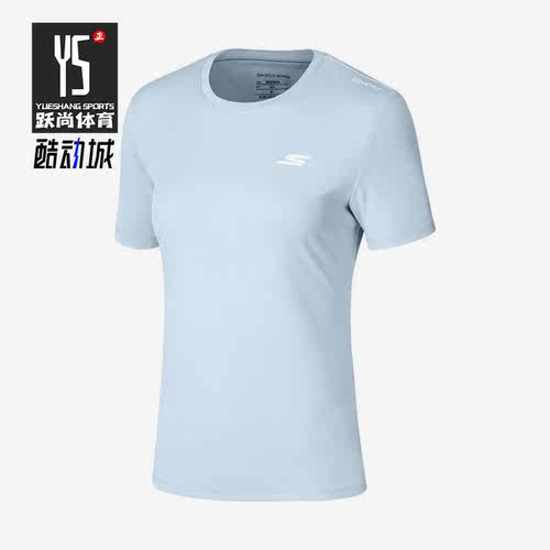 Skechers/斯凯奇正品SHORT SLEEVE TEE女子休闲短袖上衣 P222W135
