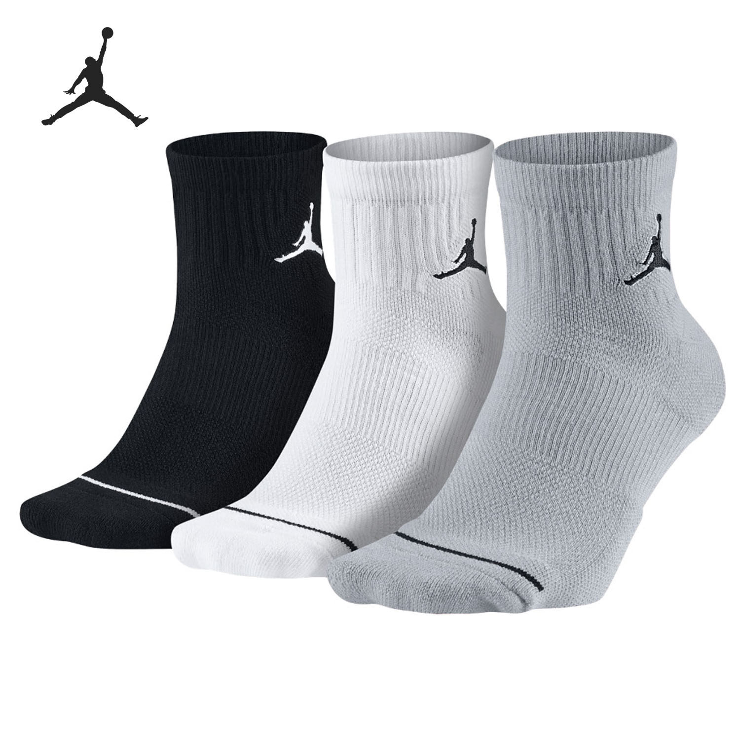 nike/耐克正品男女中筒袜运动jordan毛巾底跑步运动袜子sx5544