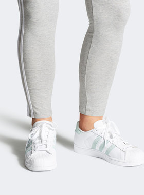 Adidas/阿迪达斯正品三叶草低帮休闲女子贝壳头板鞋B41509