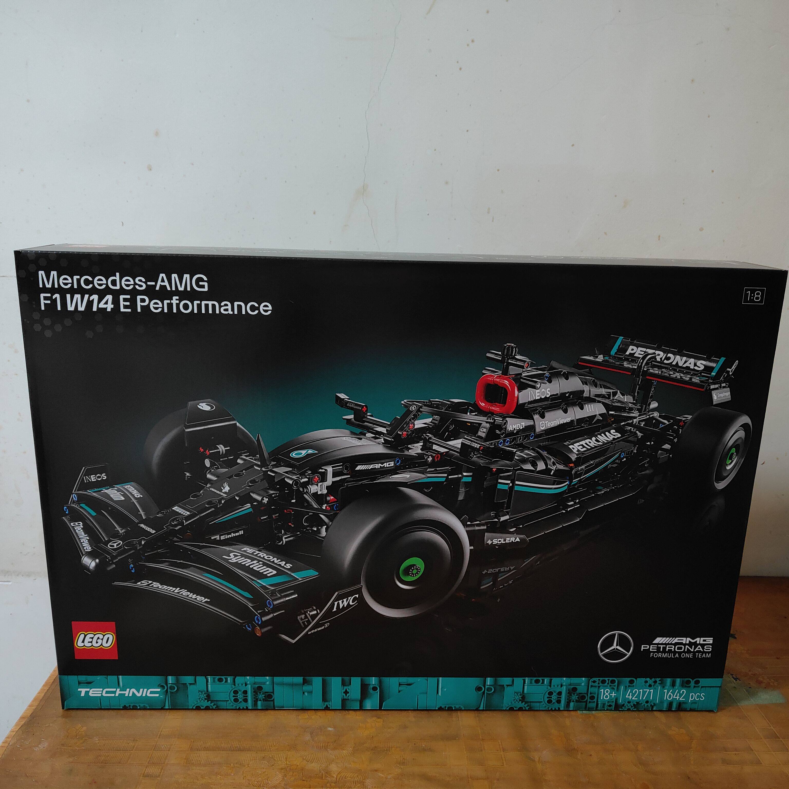 乐高机械组系列42171梅赛德斯F1方程式赛车积木玩具