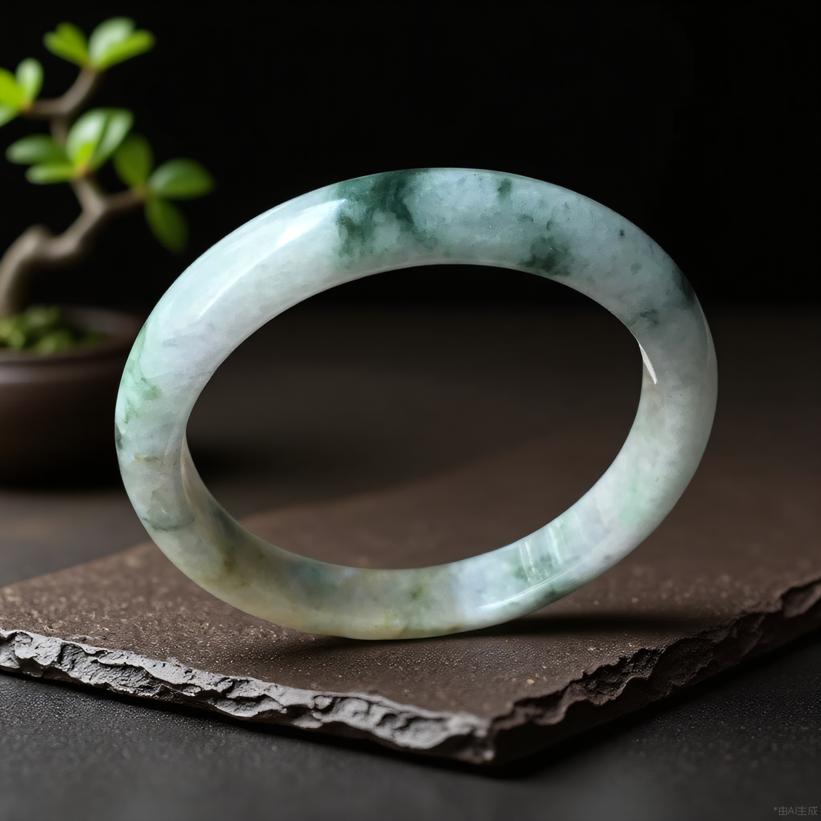 63mm特大号翡翠手镯母亲节日礼物