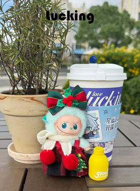 拉布布迷你4.0娃服labubu心底密码四代mini娃衣圣诞公主裙款衣服