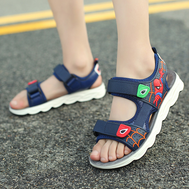 儿童凉鞋中大童2019新款夏季男童沙滩鞋小孩防滑软底小童露趾童鞋在类目 童鞋/婴儿鞋/亲子鞋, 凉鞋中 - 来自Buy2taobao.com提供专业的淘宝代购服务