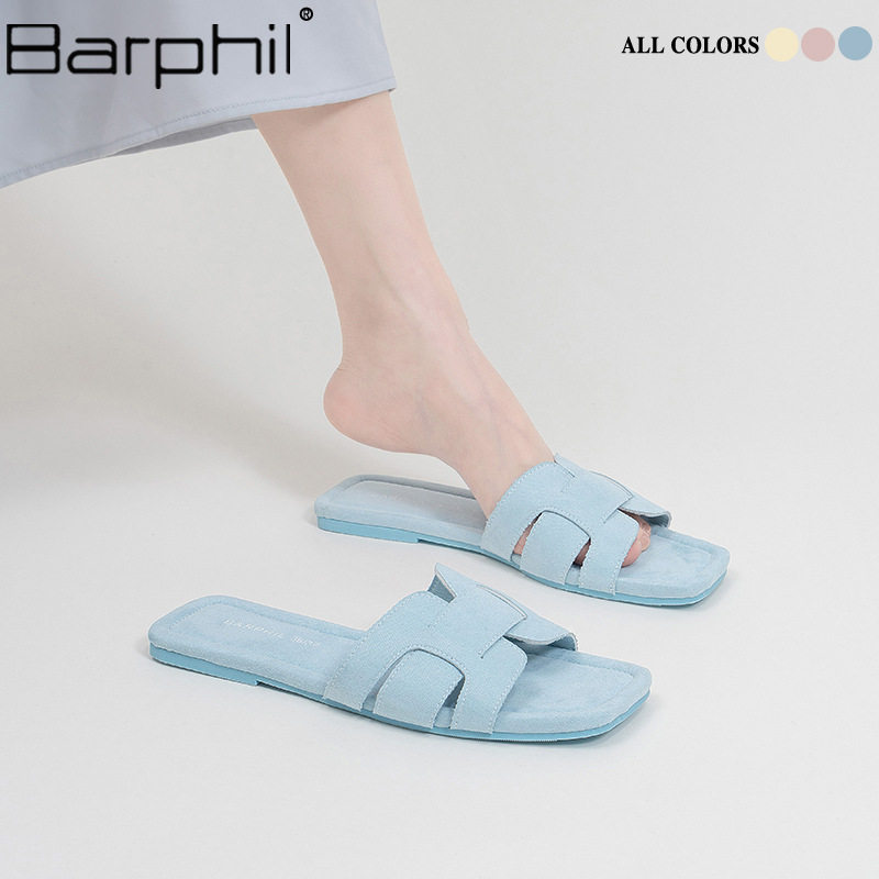 Barphil凉拖女夏季外穿配裙子2025新款精致法式居家室内平底凉鞋,女鞋,其他拖鞋,淘宝优惠券,粉丝福利购,淘宝优惠卷