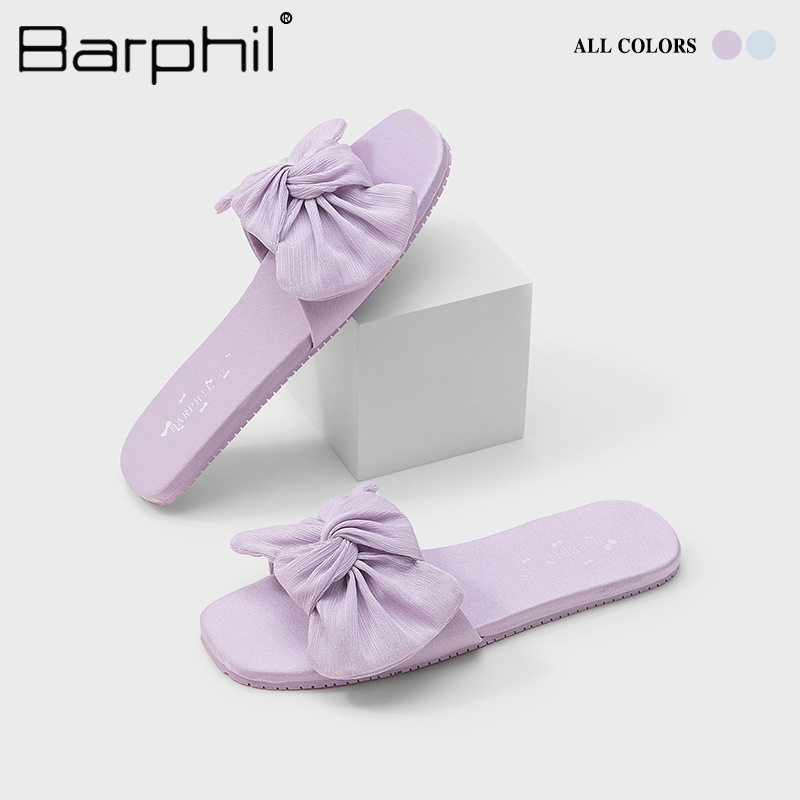 Barphil拖鞋女士2025新款时尚小香风蝴蝶结一字拖室内凉拖夏防滑,女鞋,其他拖鞋,淘宝优惠券,粉丝福利购,淘宝优惠卷