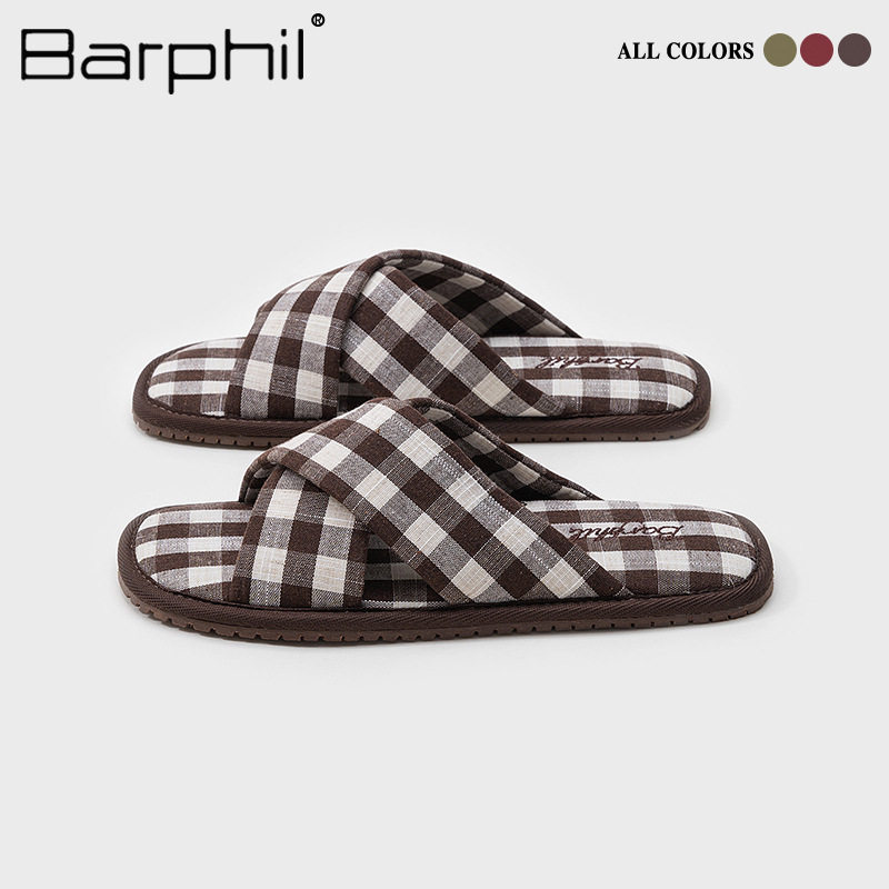 Barphil居家情侣拖鞋女2025新款室内软底防滑地板拖鞋男静音四季,女鞋,其他拖鞋,淘宝优惠券,粉丝福利购,淘宝优惠卷