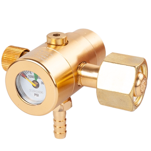 奥宾仕氩气表节能减压阀压力表仪器仪表防摔耐用氩弧焊枪配件016D