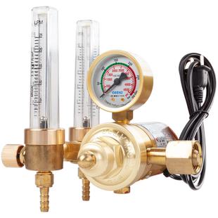 奥宾仕双出气二氧化碳气表压力减压阀二保气表等离子切割机OBC116