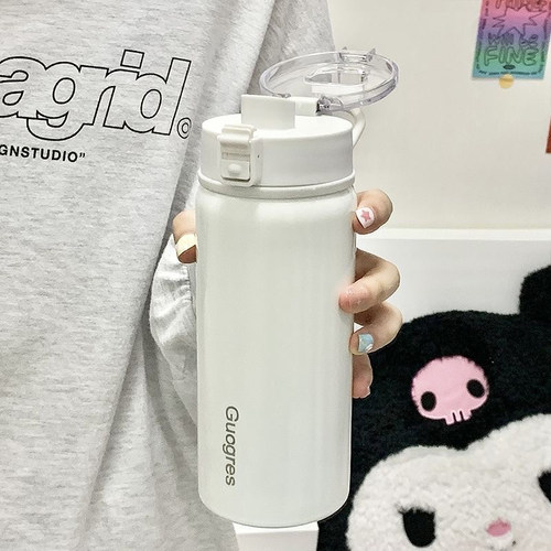 316不锈钢茶漏保温杯大容量女生高颜值ins便携吸管杯学生喝水杯子
