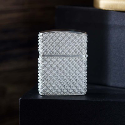 纯银打火机zippo男士煤油防风