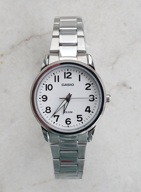卡西欧手表女CASIO LTP-1303D-7B 简约防水钢带石英学生指针表