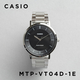 MTP 商务休闲钢带男士 VT04D 新款 石英手表 卡西欧手表CASIO